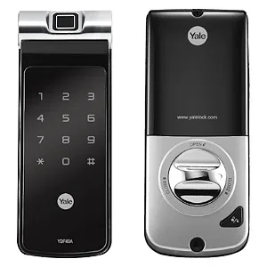 Fechadura Digital Yale YDF 40A RL com Biometria, Senha e Kit de Conectividade