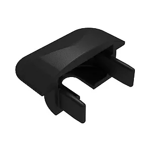 Ponteira Baixa PE331 Preto para Perfil LED RM-331 - Rometal