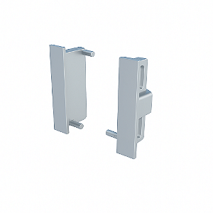 Ponteira para Perfil RM-245/246 Cromo Acetinado – Rometal (Par)