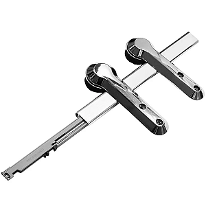 Kit Evo Rometal com Trilho 2m – Cromado (40 a 60kg)