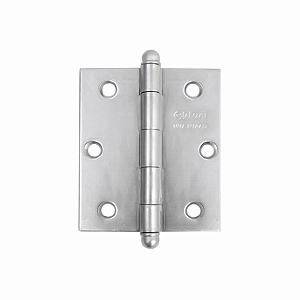 Dobradiça La Fonte 1500 3x2.1/2" com Parafuso – Aço Cromado Acetinado