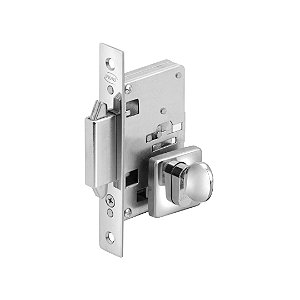 Fechadura Imab 2441 Para Porta De Correr Banheiro Inox Polido