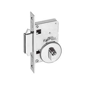 Fechadura Inox Escovado Imab 2469 XE – Linha Contemporânea com Cilindro