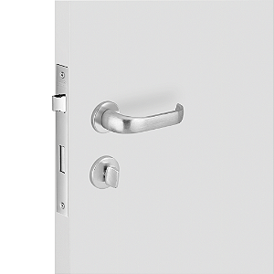 Fechadura Banheiro Duna 40mm Imab Cromo Acetinado