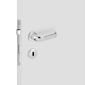 Fechadura Espelhada Interna Duna CR – Design Clássico com Brilho