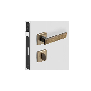Fechadura Imab Metro Light Banheiro – Antique Brass
