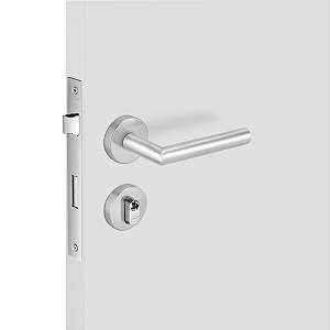 Fechadura Imab Galex XE para Porta de Entrada – Acabamento Inox