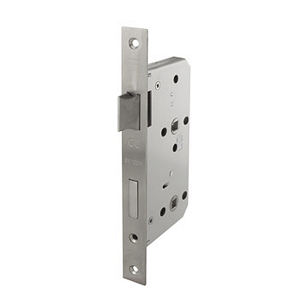Fechadura Hafele WC 78mm Inox Escovado – Para Banheiros com Trava Interna