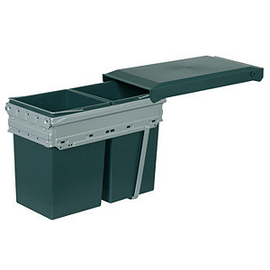 Hailo Lixeira Embutida Tandem 3663-10 – 2x15L