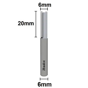 Fresa Radix GR 15 6mm 2Dentes – Haste 6mm