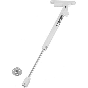 Pistão a Gás FGVTN Branco com Amortecedor 120N para Portas de Móveis 12 kg
