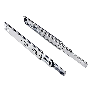 Corrediça FGVTN Zincada 65cm Linha Larga para Móveis de Grande Porte