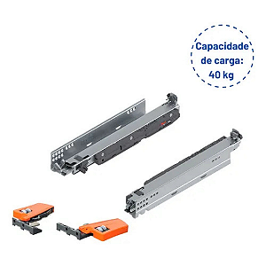 Corrediça Blum Movento Blumotion 450mm Sem Tip-On 40kg
