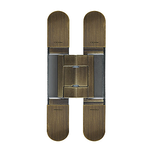 Dobradiça Invisível 3D GC 1430 Bronze Escovado