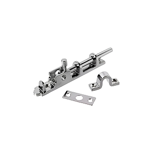 Trinco União 30 cm Ferro Cromado Fosco – Linha 843 Reforçada para Porta e Janela