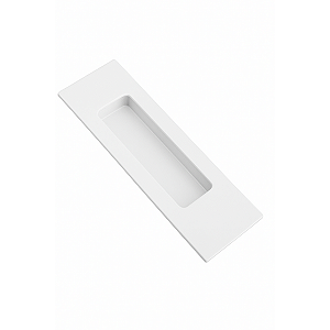 União Mundial Puxador Concha Embutir 150mm Branco