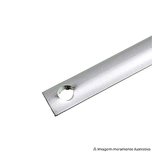Vareta União Mundial 120mm Latão Cromo Acetinado – Acionamento para Trinco Manual