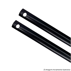 Vareta União Mundial 150mm Latão Preta – Haste para Trinco e Fecho Manual