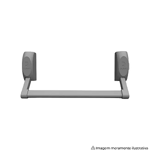 Fechadura Antipânico Push Dupla Disafe 1,20 m Cinza – Modelo W2120D-H