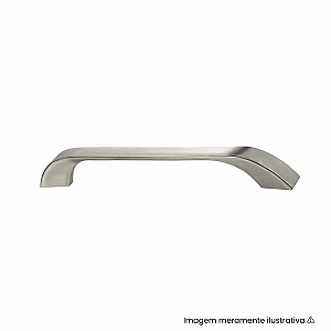 Puxador Cucca 256 mm Níquel Escovado – Gruppa