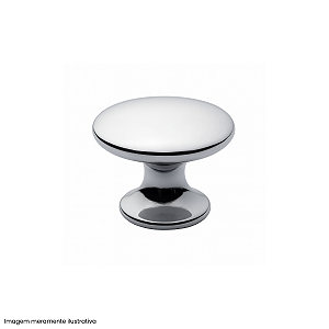 Puxador Nice Redondo Ponto Cromado Gruppa
