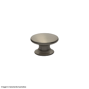 Puxador Oval Ponto Niquelado Escovado Gruppa