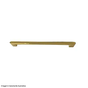 Puxador Pianno 128mm Dourado Gruppa