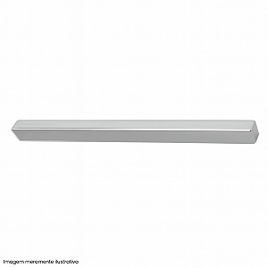 Puxador Prisma 448mm Cromado Gruppa