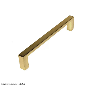 Puxador Siena 32 mm Dourado Escovado – Design Contemporâneo Gruppa