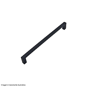 Puxador Siena 448 mm Preto Fosco – Design Moderno Gruppa