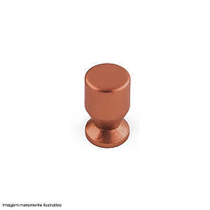 Puxador Taça Ponto Cobre Escovado – Design Sofisticado Gruppa