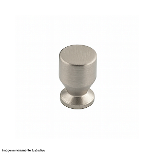 Puxador Taça Ponto Níquel Escovado – Design Moderno Gruppa