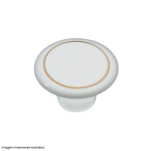 Puxador IL A064 Design Moderno com Detalhe Dourado