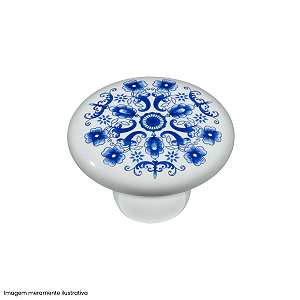 Puxador IL A067 Design Moderno com Detalhe Azul