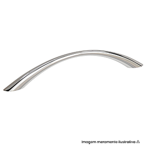 Puxador Italy Line IL 604 392mm Cromado