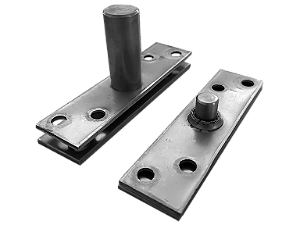 Pivô Geris Inox Escovado Para Portas Pivotantes até 100kg