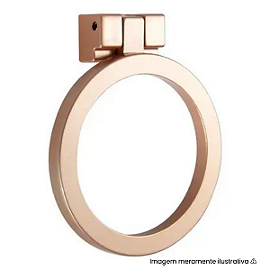 Puxador Torralba Jalapa 522 Redondo Cobre 16mm Conjunto