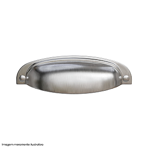 Puxador Vivaro Aço Escovado 96 mm – Design Moderno