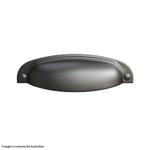 Puxador Vivaro Grafite 96 mm – Design Moderno
