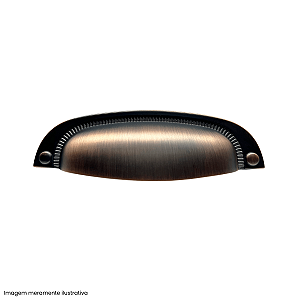 Puxador Vivaro 222 Cobre Velho 64 mm – Estilo Rústico