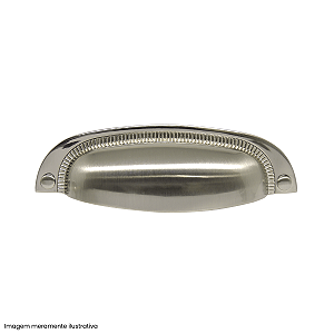 Puxador Vivaro Aço Escovado 96 mm – Design Moderno