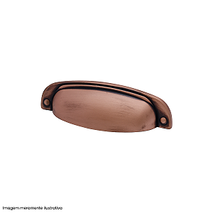 Puxador Torralba 2773 Quebec 96 mm Cobre
