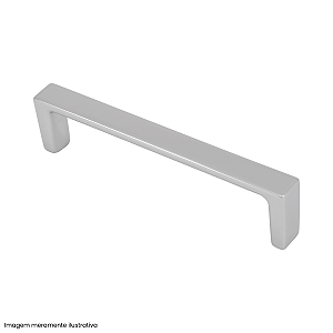 Puxador Torralba 3267 Piauí 160 mm Cromado Fosco