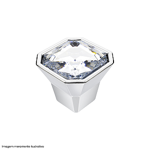 Puxador Torralba 6024 City Cromado Brilho