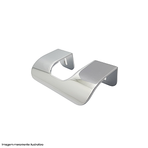 Puxador Torralba PV 15 64 mm Cromado Brilho
