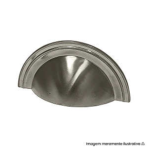 Puxador Torralba Grenade Níquel Escovado