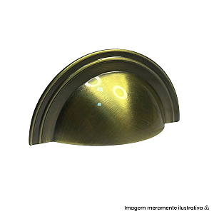 Puxador Torralba Grenade Ouro Velho Escovado