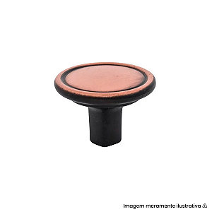 Puxador Torralba Grenade Cobre Velho Escovado Ponto