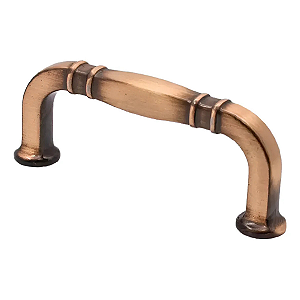 Puxador Torralba Grenade Cobre Velho Escovado 64mm