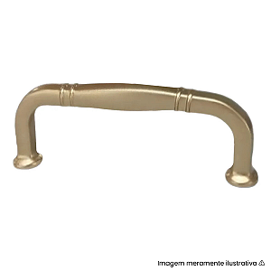 Puxador Torralba Grenade Dourado 64mm